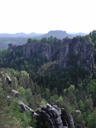 Rock formations in the Bastei